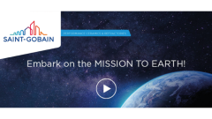 Saint-Gobain new campaign, mission planet to earth
