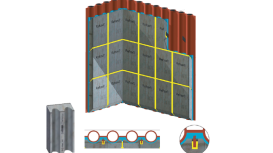 This simple and economical option is ideal for any installation system. It is suitable for vertical boiler tube walls including side walls, back walls and front walls, as well as slanted ceiling tubes including inlet ceilings, burn out ceilings and boiler ceilings