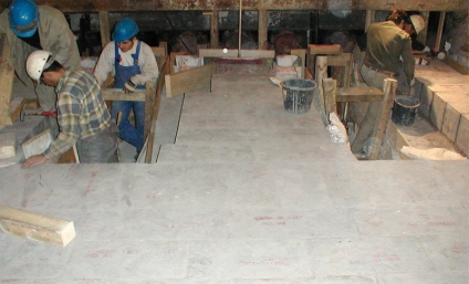 The steelmaking process, where molten iron becomes solid steel, involves several stages of thermal and chemical treatment requiring a variety of refractory linings that are compatible with many application conditions