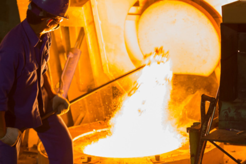 Lining application service for coreless induction furnaces