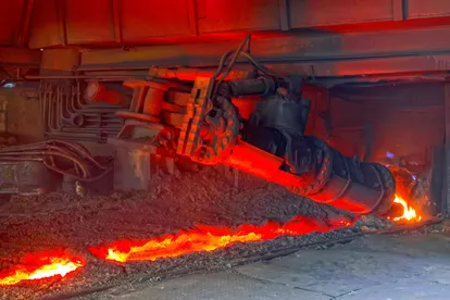 Iron-Making-photo Crude steel production begins with the reduction process, where the iron ore reacts with carbon sources inside the blast furnace. The blast furnace requires different types of refractory products with resistance to thermo-mechanical and thermo-chemical reactions.