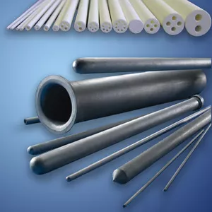 Saint Gobain Specialty Ceramics' products allow customers to solve tough problems in thermal and chemical processing, industrial metrology, temperature sensing, brazing, mechanical seals, semi-conductor processing, sandblasting, and renewable energy generation applications. Specialty Ceramics' portfolio consists of more than a dozen products, sold as well-known brands: Hexoloy® materials, Norbide® nozzles, Noralide® materials, Silit® materials, Advancer