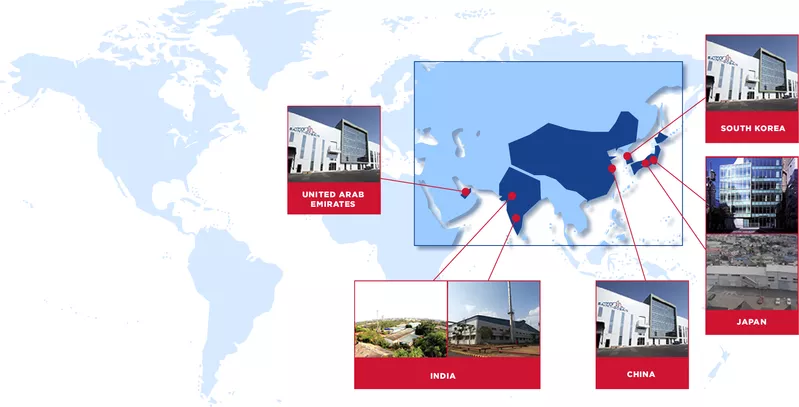 Saint-Gobain Performance Ceramics & Refractories has a worldwide footprint with 11 industrial sites offering extended manufacturing support from eight plants of SEPR and a commercial & technical / application engineer presence in all six continents.