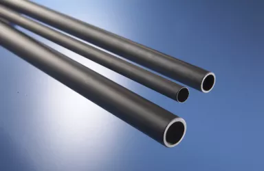 Cooling tubes for alkaline electrolyzers. 